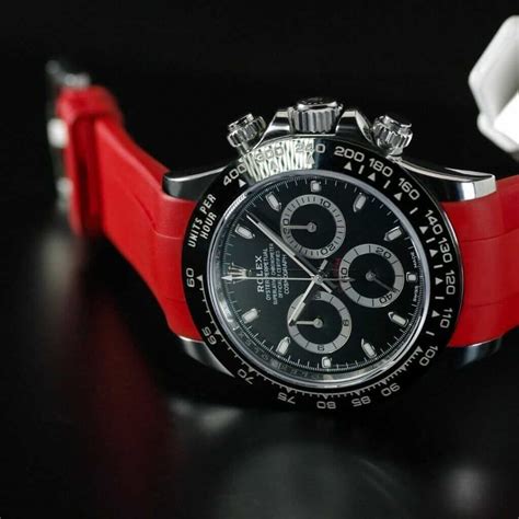 rolex rubber strap daytona|19mm rolex rubber watch strap.